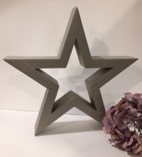 Hilly Horton Home Painted Signature Star - Small Grey Oak